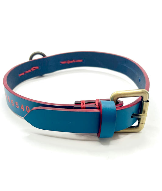 Collare artigianale in cuoio personalizzabile